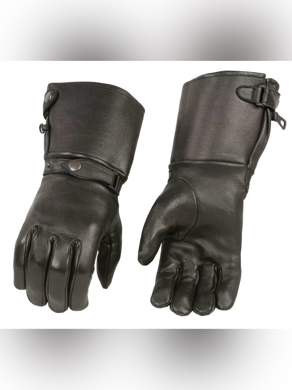 MILWAUKEE LEATHER MEN'S DEERSKIN THERMAL LINED GAUNTLET GLOVES XS